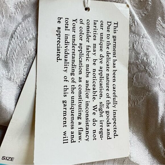 Vintage Jessica Howard Brocade Floral Princess Cut Cream Cocktail Dress - Picture 11 of 14